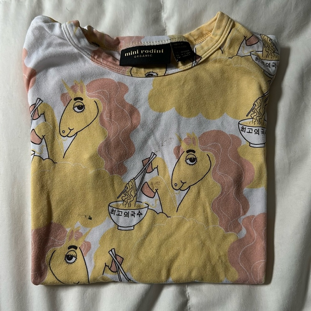 Mini Rodini Unicorn / Ramen T-shirt